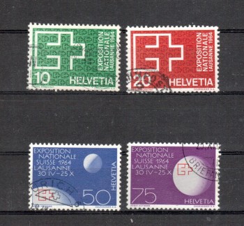 Schweiz Michelnummer 782 - 785 gestempelt Schweiz Michelnummer 782 - 785 gestempelt