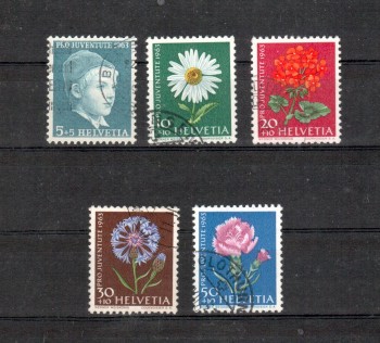 Schweiz Michelnummer 786 - 790 y gestempelt Schweiz Michelnummer 786 - 790 y gestempelt