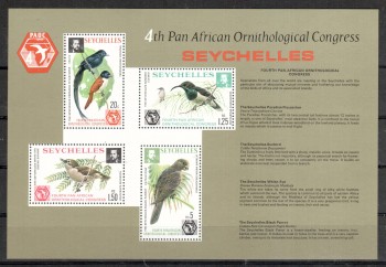 Seychellen 362 - 365 Block 6 postfrisch Seychellen 362 - 365 Block 6 postfrisch