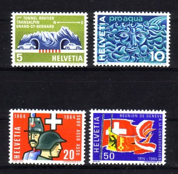 Schweiz Michelnummer 791 - 794 postfrisch