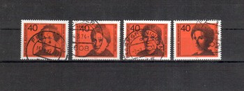 BRD Michelnummer 791 - 794 gestempelt