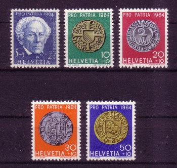 Schweiz Michelnummer 795 - 799 postfrisch