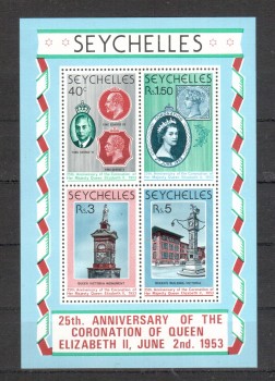 Seychellen 418 - 421 Block 10 postfrisch Seychellen 418 - 421 Block 10 postfrisch