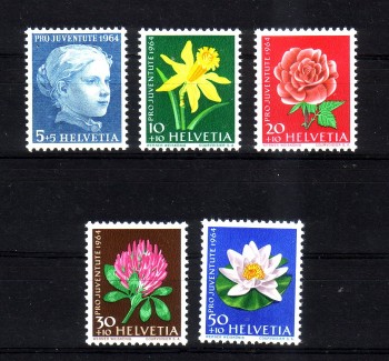 Schweiz Michelnummer 803 - 807 postfrisch