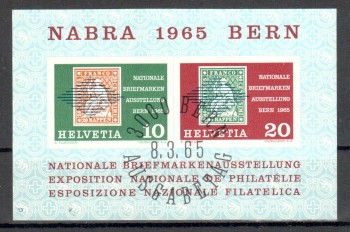 Schweiz Michelnummer Block 20 gestempelt Schweiz Michelnummer Block 20 gestempelt