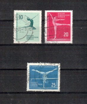 DDR Michelnummer 830 - 832 gestempelt