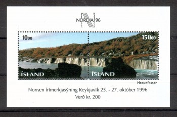 Island Michelnummer 835 - 836 Block 18 postfrisch Island Michelnummer 835 - 836 Block 18 postfrisch