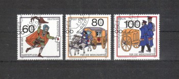 Berlin Michelnummer 852 - 854 gestempelt