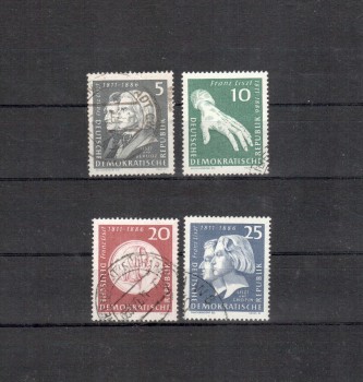 DDR Michelnummer 857 - 860 gestempelt