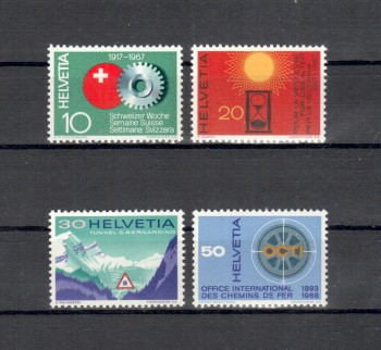 Schweiz Michelnummer 858 - 861 postfrisch