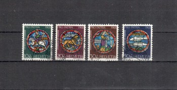 Schweiz Michelnummer 874 - 877 gestempelt Schweiz Michelnummer 874 - 877 gestempelt