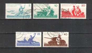 DDR Michelnummer 876 - 880 gestempelt