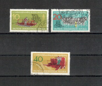 DDR Michelnummer 895 - 897 gestempelt