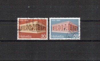 Schweiz Michelnummer 900 - 901 gestempelt