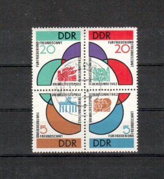 DDR Michelnummer 901 - 904 Viererblock gestempelt