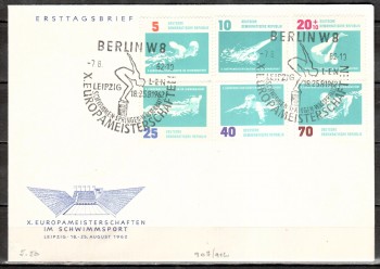 DDR Michelnummer 907 - 912 FDC DDR Michelnummer 907 - 912 FDC