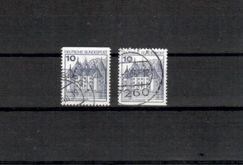 BRD Michelnummer 913 C + D gestempelt BRD Michelnummer 913 C + D gestempelt