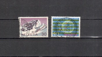 Schweiz Michelnummer 953 - 954 gestempelt