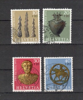 Schweiz Michelnummer 971 - 974 gestempelt Schweiz Michelnummer 971 - 974 gestempelt