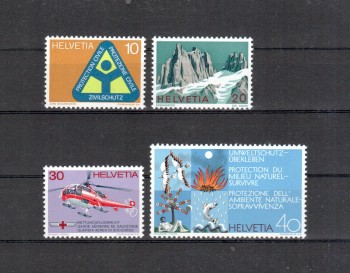 Schweiz Michelnummer 975 - 978 postfrisch Schweiz Michelnummer 975 - 978 postfrisch
