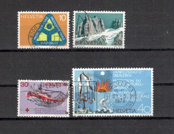 Schweiz Michelnummer 975 - 978 gestempelt Schweiz Michelnummer 975 - 978 gestempelt
