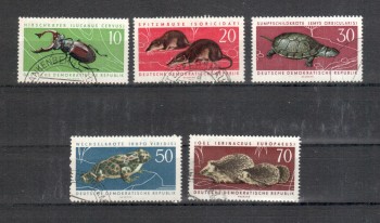 DDR Michelnummer 978 - 982 gestempelt