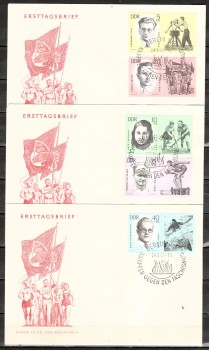 DDR Michelnummer 983 - 987 FDC DDR Michelnummer 983 - 987 FDC