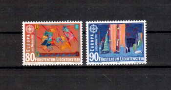 Liechtenstein Michelnummer 1033 - 1034 postfrisch