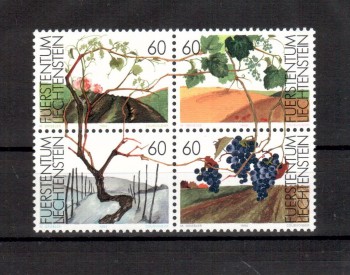 Liechtenstein Michelnummer 1089 - 1092 postfrisch Liechtenstein Michelnummer 1089 - 1092 postfrisch