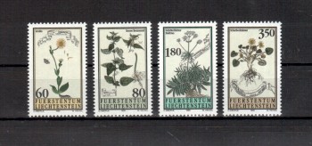 Liechtenstein Michelnummer 1116 - 1119 postfrisch Liechtenstein Michelnummer 1116 - 1119 postfrisch