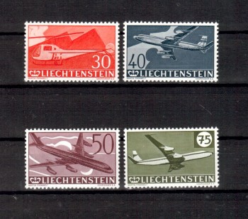 Liechtenstein Michelnummer 391 - 394 postfrisch