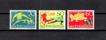 Liechtenstein Michelnummer 518 - 520 postfrisch