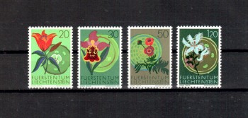 Liechtenstein Michelnummer 521 - 524 postfrisch