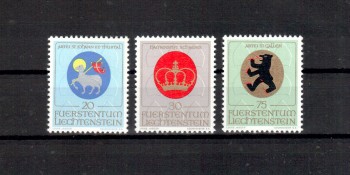 Liechtenstein Michelnummer 533 - 535 postfrisch