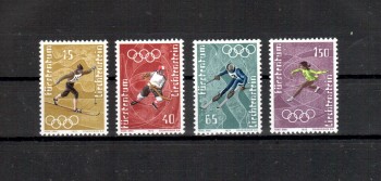 Liechtenstein Michelnummer 551 - 554 postfrisch