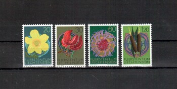 Liechtenstein Michelnummer 560 - 563 postfrisch Liechtenstein Michelnummer 560 - 563 postfrisch