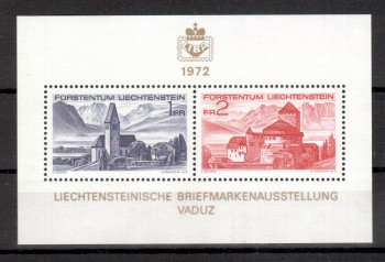 Liechtenstein Michelnummer 565 - 566 Block 9 postfrisch Liechtenstein Michelnummer 565 - 566 Block 9 postfrisch