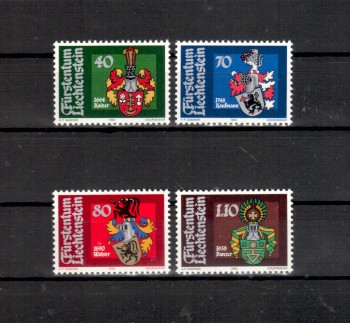 Liechtenstein Michelnummer 793 - 796 postfrisch