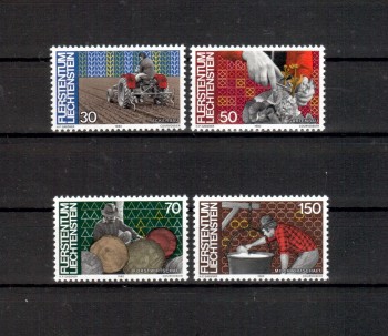 Liechtenstein Michelnummer 802 - 805 postfrisch