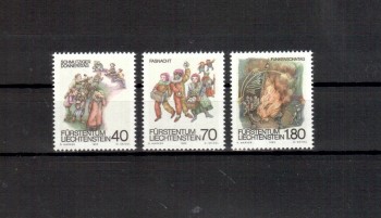 Liechtenstein Michelnummer 818 - 820 postfrisch