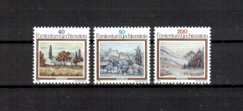 Liechtenstein Michelnummer 821 - 823 postfrisch