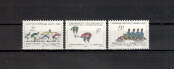 Liechtenstein Michelnummer 934 - 936 postfrisch Liechtenstein Michelnummer 934 - 936 postfrisch