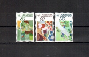 Liechtenstein Michelnummer 939 - 941 postfrisch