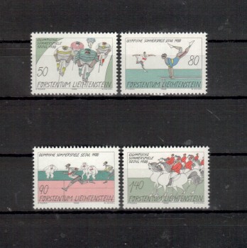 Liechtenstein Michelnummer 947 - 950 postfrisch