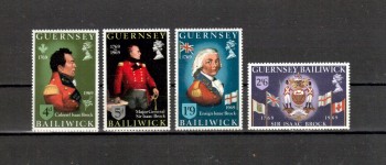Guernsey Michelnummer 24 - 27 postfrisch