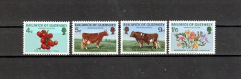 Guernsey Michelnummer 31 - 34 postfrisch