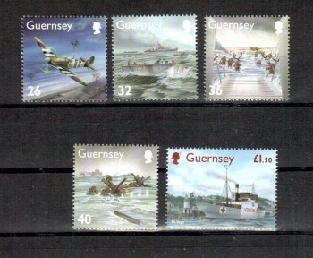 Guernsey Michelnummer 1007 - 1011 postfrisch