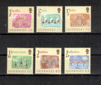 Guernsey Michelnummer 1012 - 1017 A postfrisch