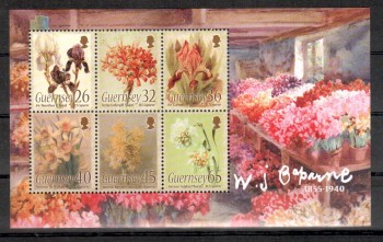 Guernsey Michelnummer 1033 - 1038 Block 39 postfrisch Guernsey Michelnummer 1033 - 1038 Block 39 postfrisch