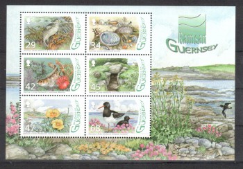 Guernsey Michelnummer 1096 - 1101 Block 43 postfrisch